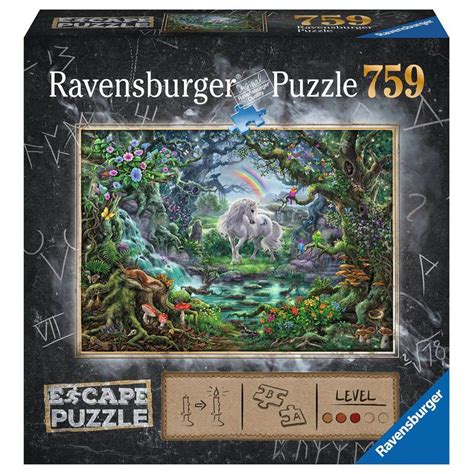 I received the packages inside of a week of placing the order. RAVENSBURGER - Escape Puzzle : Licorne
