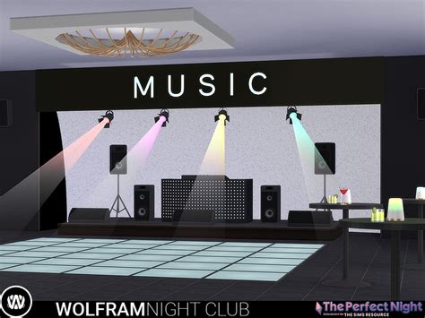 The Sims Resource The Perfect Night Wolfram Night Club Music