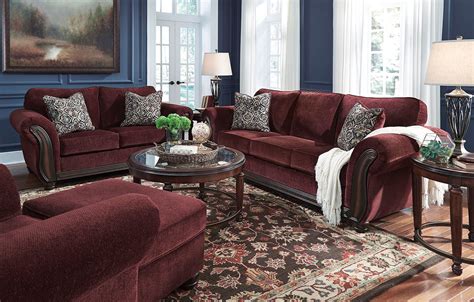 From sofas and ottomans to coffee tables and recliners, we offer a wide array of the best living room furniture sets. Chesterbrook Burgundy Living Room Set by Signature Design ...