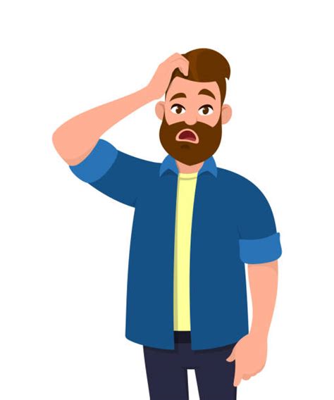 Confused Man Illustrations Royalty Free Vector Graphics And Clip Art