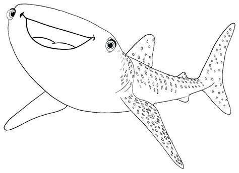 Requin Baleen Sharks Kids Coloring Pages