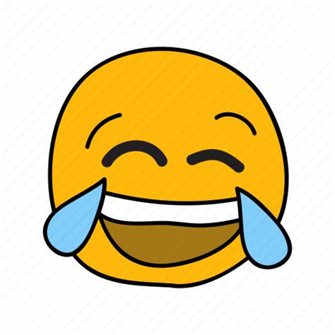 Laughing Face Emoji Drawing