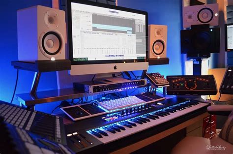 If you're planning your basic home recording studio, there are a few essentials you'll need. Studio main workstation | Music studio room, Recording ...