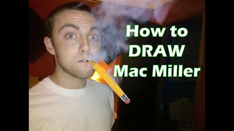 How To Draw Mac Miller Step By Step Youtube
