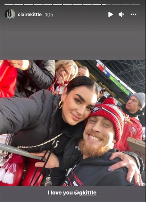 George Kittles Wife Swoons Over 49ers Tight Ends Big Game