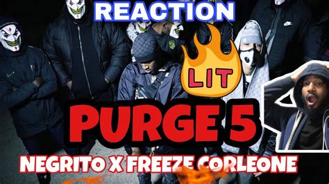 Negrito X Freeze Corleone La Purge V French Rap Reaction Youtube