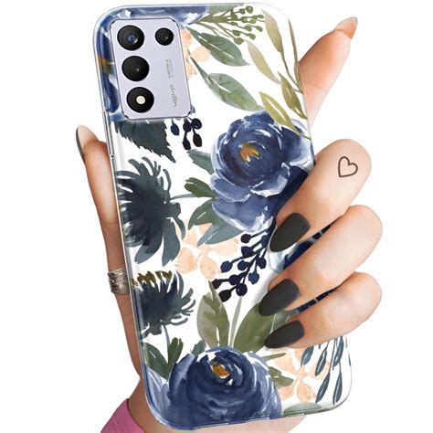 Etui Do Realme 9 Se Wzory Kwiaty Kwieciste Flower Obudowa Pokrowiec