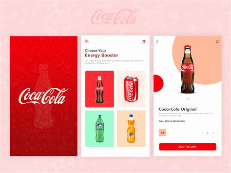Coca Cola Redesign App Uplabs