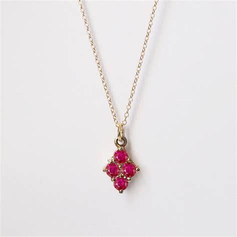 Cherry Pie Ruby Necklace Ruby Necklace Silver Necklaces Gold Filled