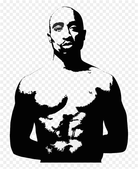 2pac Transparent Silhouette 2pac Clipart Black And White Hd Png