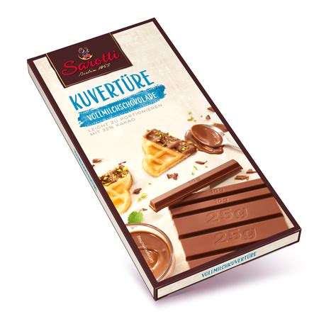 Produkte Kuvertüre Vollmilchschokolade Sarotti