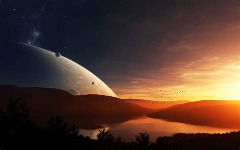 Pin By Christal On 3d Creative Design Alien Planet Widescreen