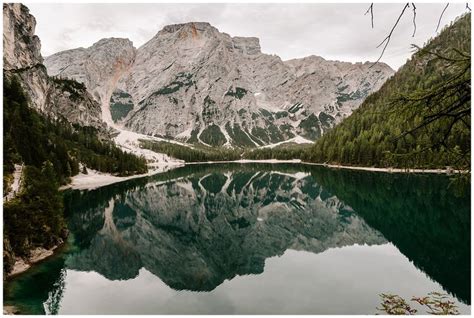 Lago Di Braies Elopement Pragser Wildsee Wedding Dolomites