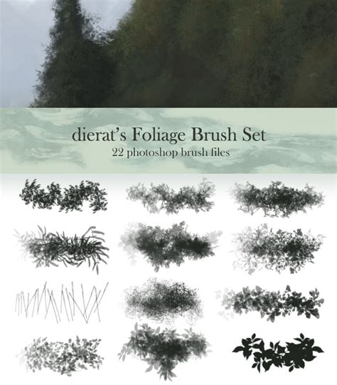 Vegetation Foliage Textures Photoshop Brushes Texture Brushes My Xxx