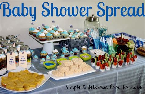 Baby Shower Food Ideas Simple 55 Easy Delicious Baby Shower Food