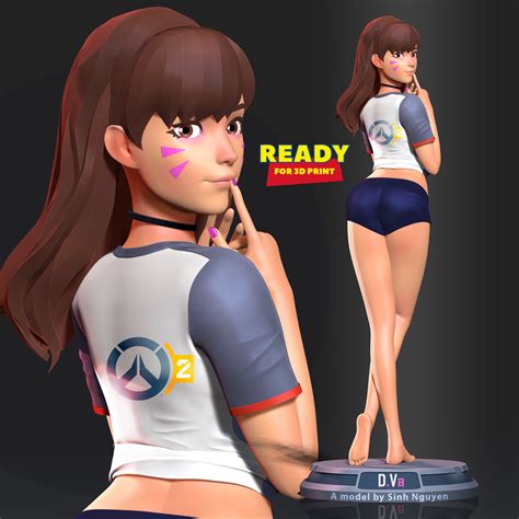 3d file dva fanart・3d printing template to download・cults
