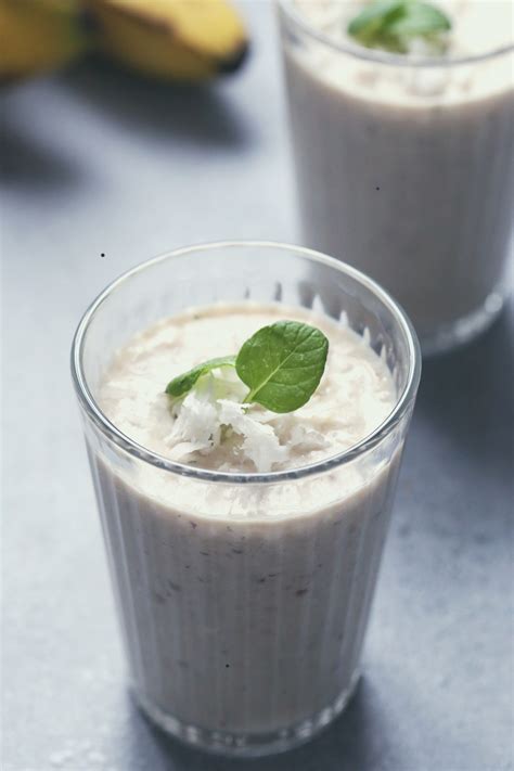 Banana Coconut Smoothie Onewholesomemeal