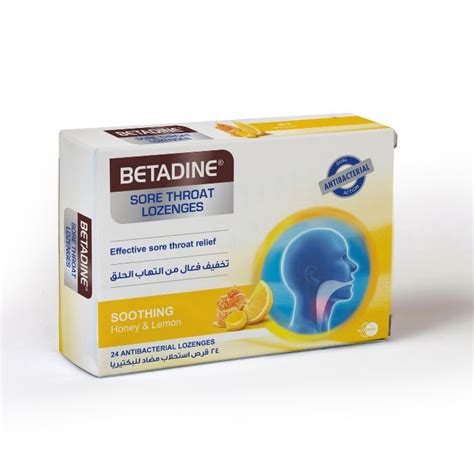 Buy Betadine Sore Throat Honey Lemon Lozenges S Life Pharmacy