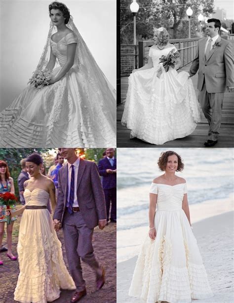 Erin Coleman Jackie Kennedy Wedding Dress Replica