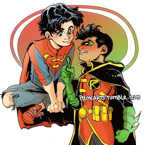 pin by 2stepsfrömhell on super sons jondami justice league comics batman and superman