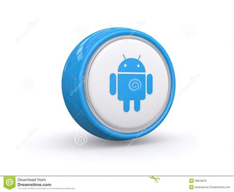 3d Android Icon Editorial Stock Photo Illustration Of White 38845878