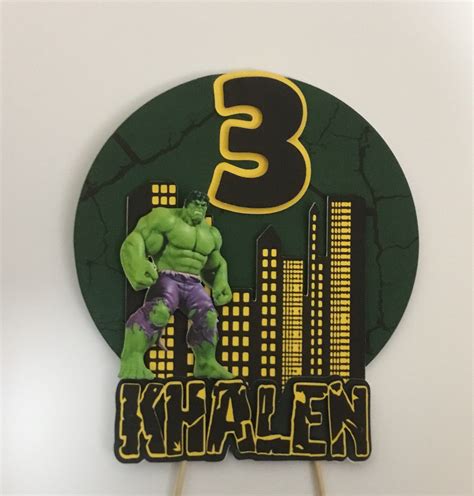 Hulk Printable Cake Toppers Magicheft