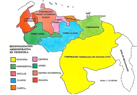 Mapa Politico Administrativo De Venezuela Actual Imagui