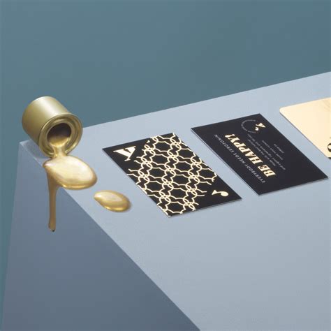 Gold Foil Business Cards Designed By Giadatamborrinostudio Foil