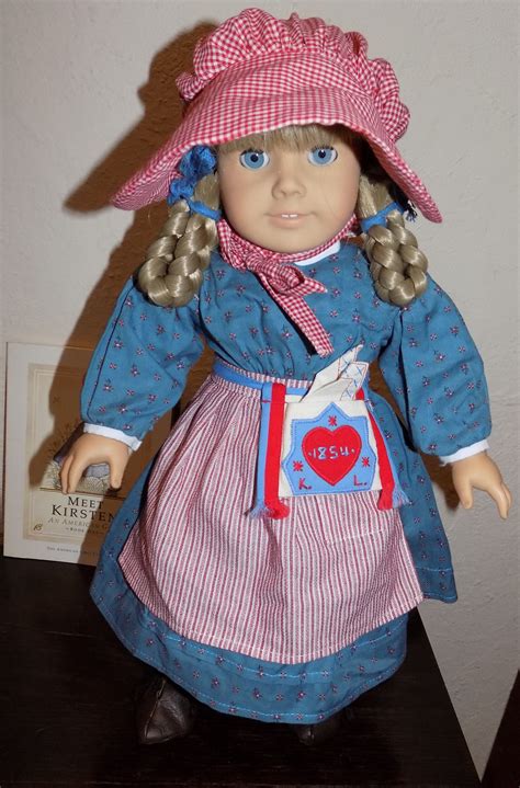 retired pre mattel pleasant company kirsten american girl doll etsy