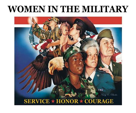 Women In The Military Fabulous Unique Art Signed By The Artist Military Poster Service