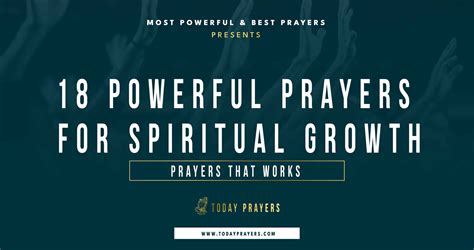 18 Powerful Prayers For Spiritual Growth Today Prayers
