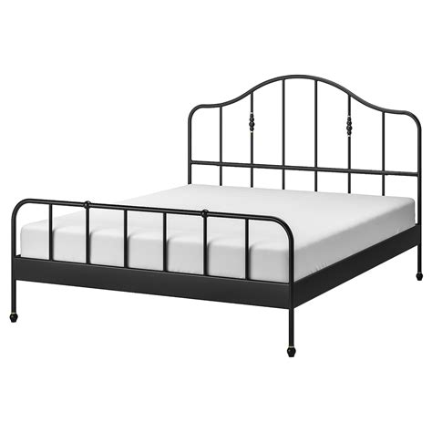 Sagstua Bed Frame Blackluröy 180x200 Cm Ikea