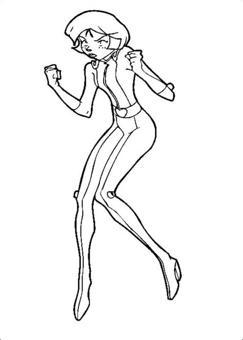 Alex From Totally Spies Coloring Page Free Printable Coloring Pages
