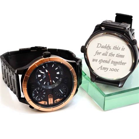 Here are some of the best personalised father's day gift recommendations Fathers Day Gifts Personalised Wrist Watch Multi Dial ...