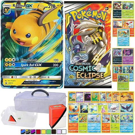 Pokemon Gx Guaranteed With Booster Pack 5 Rare Cards 5 Holoreverse