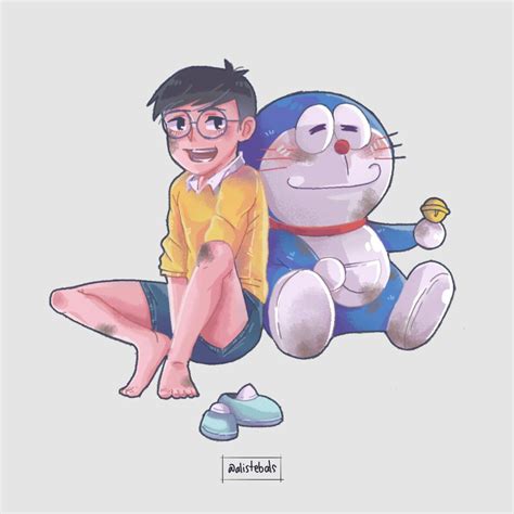 Fanart Doraemon N Nobita Doraemon Fan Art Art Inspiration
