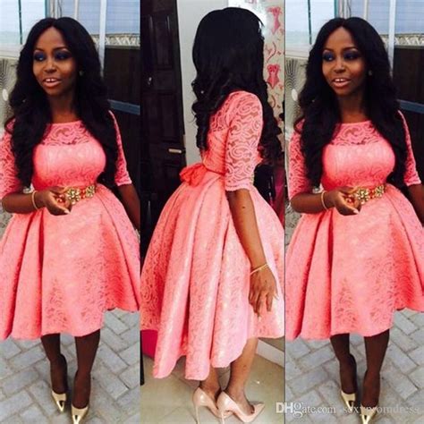 Nigerian Lace Short Gown Styles For The Beautiful Ladies