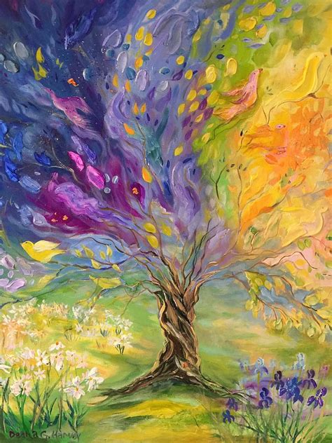 Tree Of Life Rich Painting By Deana Harvey