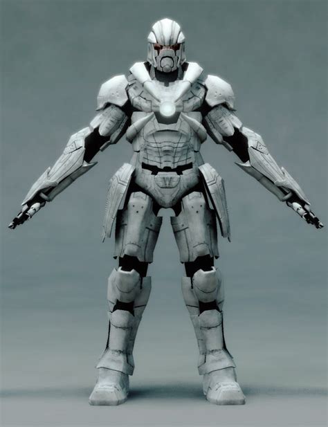 Powered Exoskeleton Combat Armor Sci Fi Concept Art Futuristic Armor