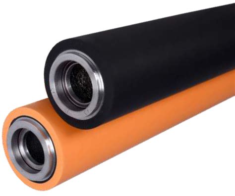 Shorathiya Orangeblack Neoprene Rubber Roller Size 60 Mm To 65 Mm