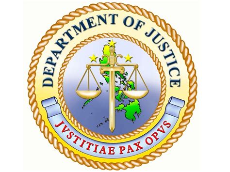 Department Of Justice Logo Inquirer Technology