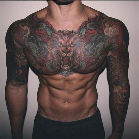 99 Lovely Men Chest Tattoo Ideas That Timeless All Time Cool Chest Tattoos Chest Piece