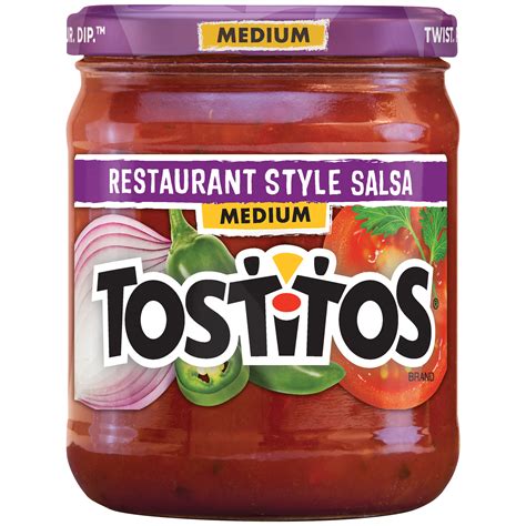 Tostitos are manufactured by frito lay. Tostitos Restaurant Style Salsa 15.5 oz