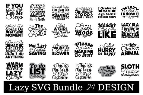 Lazy Svg Bundle Graphic By Lazy Craft · Creative Fabrica