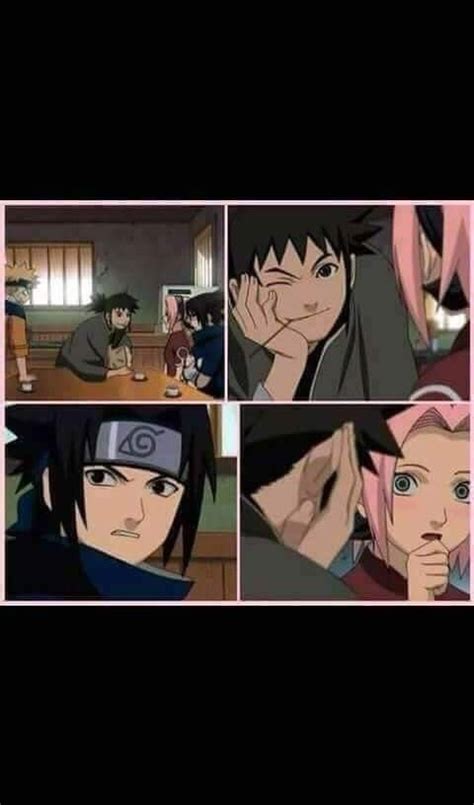 Sasuke Was So Jealous At That Moment ️ ️ ️ Anime Família Anime Naruto