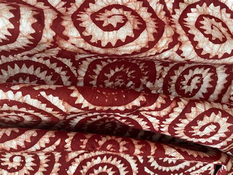 45 Yards Handmade Batik Fabric African Fabric Cotton Etsy