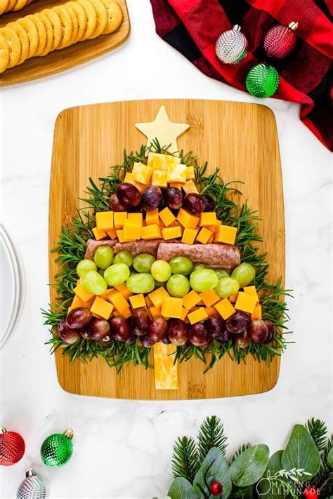Christmas Tree Charcuterie (Easy Christmas Themed Appetizer) - Making