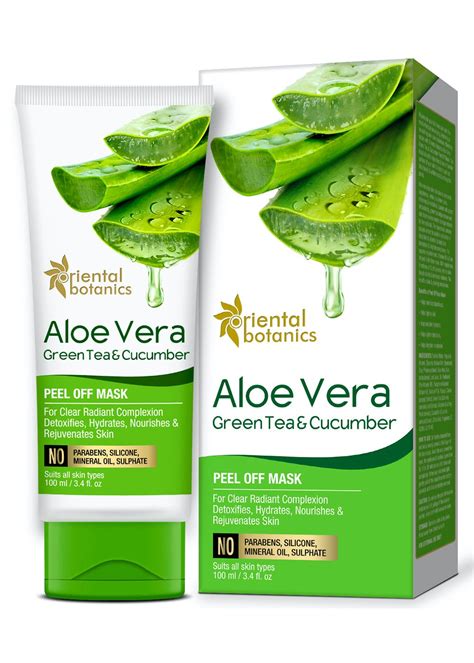 Mix these ingredients together and then let the mixture cool down. Get Aloe Vera, Green Tea & Cucumber Peel Off Mask at ₹ 349 ...