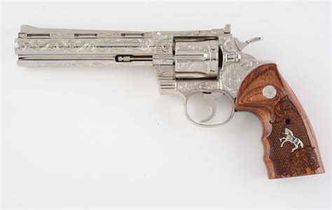 Lot Detail C Engraved Colt Python Double Action Revolver
