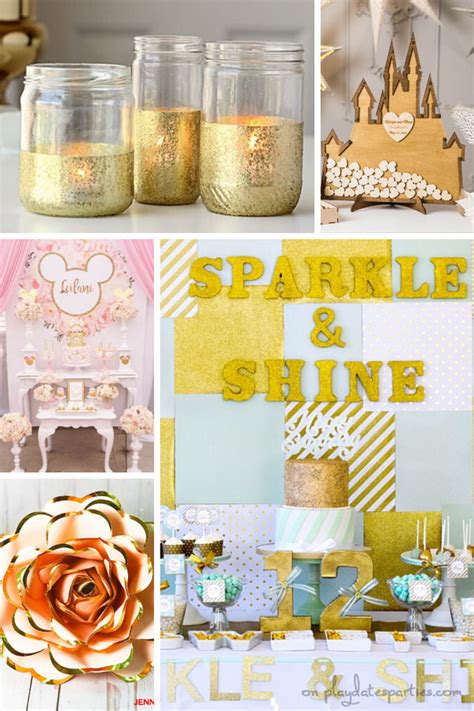 30 Brilliant Ideas For A Golden Birthday Party